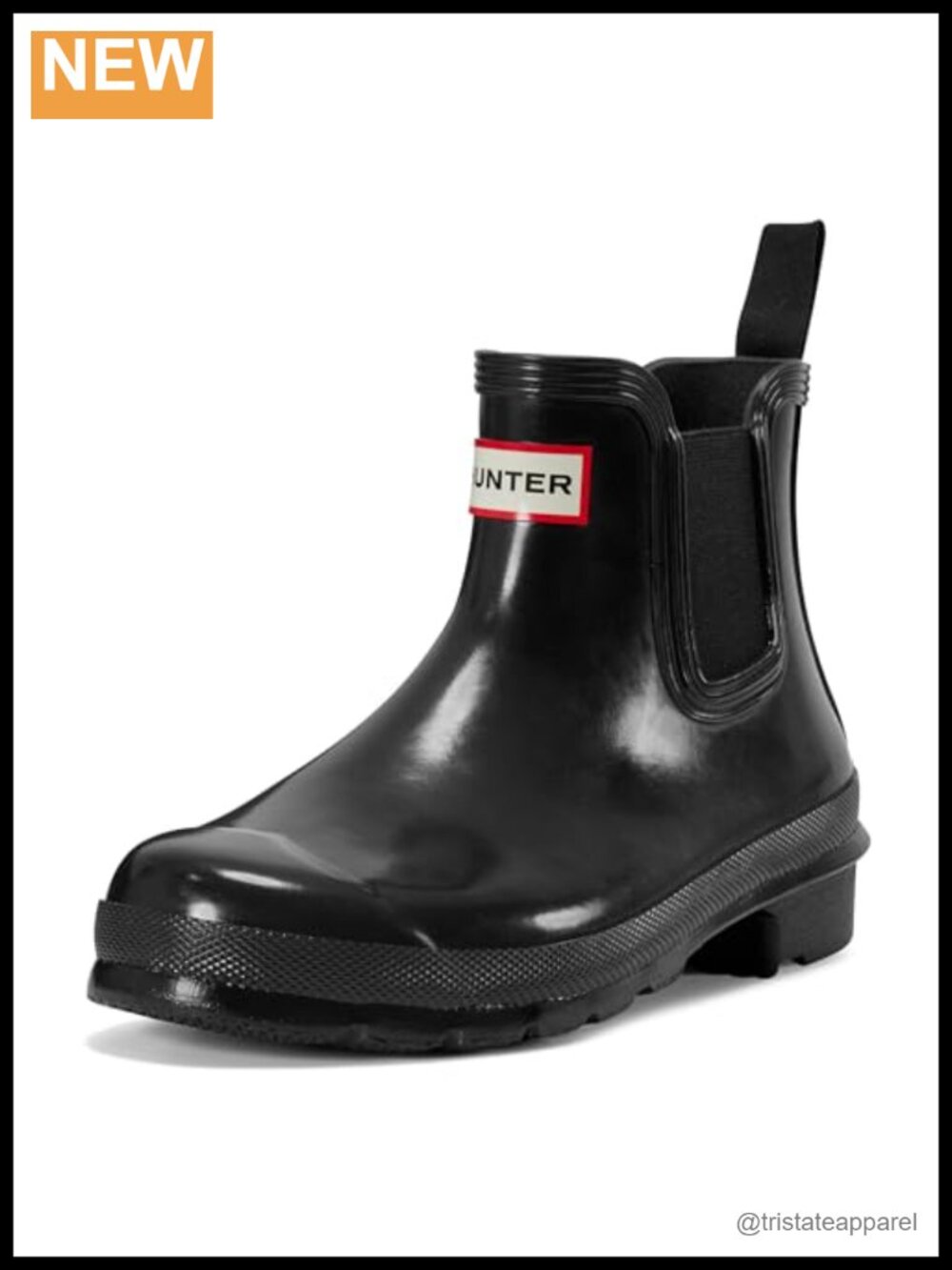 Women's Ankle Chelsea Rain Boots Waterproof Rubber